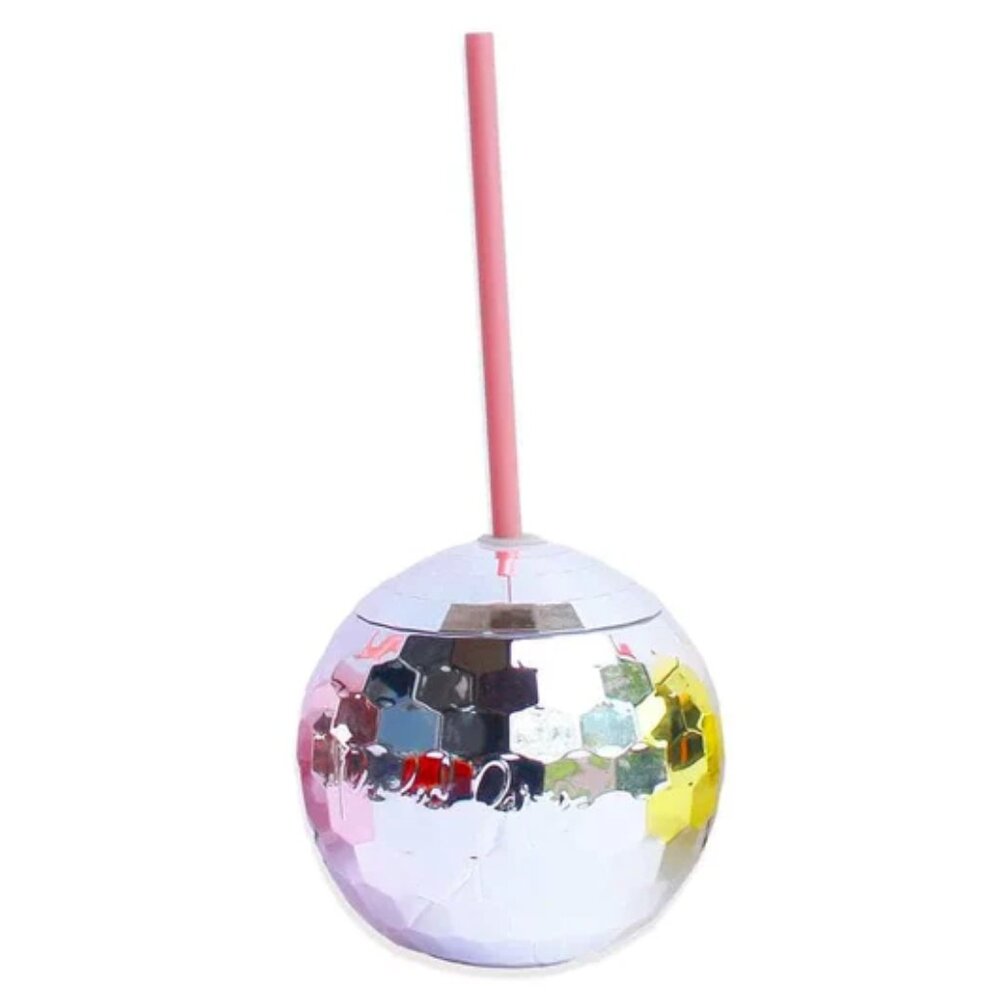 Silver Disco Drink Cup